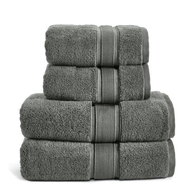 Habitat Supersoft 4 Piece Towel Bale - Slate - image 1