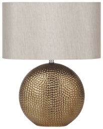 Pacific Mabel Ceramic Dot Textured Table Lamp - Bronze - thumbnail 2
