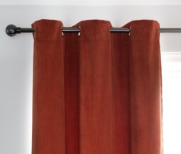 Habitat Cord Eyelet Curtains - Terracotta - 168x229cm