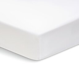 Habitat Cotton 800 TC Extra Deep White Fitted Sheet- Double - thumbnail 1