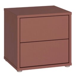 Furniture To Go Alice Springs 2 Drawer Bedside Table - Terracotta - thumbnail 2
