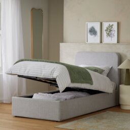 Habitat Chadwell Single End Lift Ottoman Bed - Grey - thumbnail 2