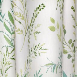Fusion Fernworthy Fern Eyelet Curtains - Green - 168x183cm - thumbnail 2