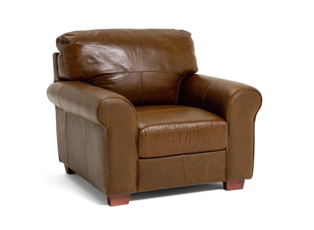Argos Home Salisbury Leather Armchair - Tan - image 1