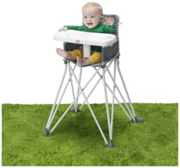 Bright Starts Pop n Dine Highchair Grey - thumbnail 2