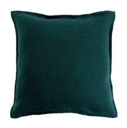 Habitat Linen Look Cushion - Green - 50x50cm - thumbnail 1