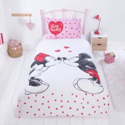 Disney Cotton Mickey & Minnie Kids Bedding Set - Single - thumbnail 1