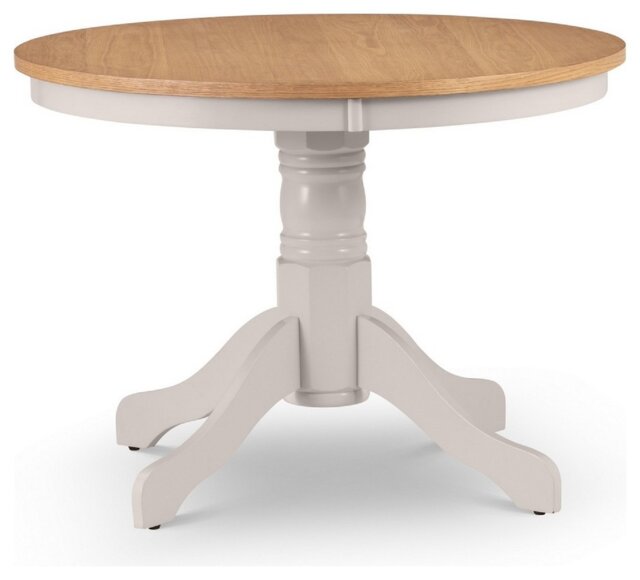 Julian Bowen Davenport Solid Wood 4 Seater Dining Table-Grey - image 1