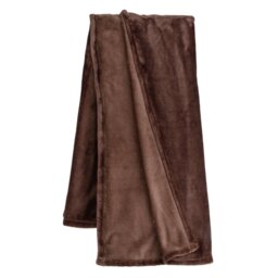 Argos Home Super Soft Fleece Throw - Coffee - 150x200cm - thumbnail 2