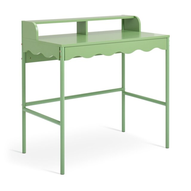 Habitat Matilda Scallop Office Desk - Green - image 1