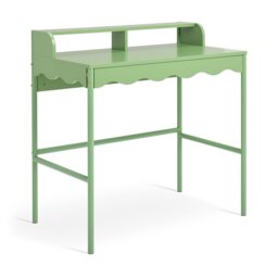 Habitat Matilda Scallop Office Desk - Green - thumbnail 1