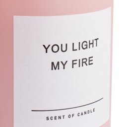 Argos Home You light My Fire Candle - Pink - thumbnail 2