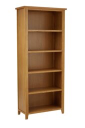 Argos Home Islington Tall Oak Veneer Bookcase - thumbnail 1