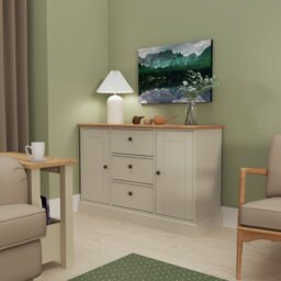 Argos Home Winchester 2 Door 3 Drawer Sideboard - Natural