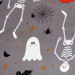 Argos Home Happy Halloween Grey Kids Bedding Set - Single - thumbnail 2