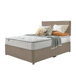Silentnight Middleton Comfort Pocket Double Divan Bed - Sandstone - thumbnail 2