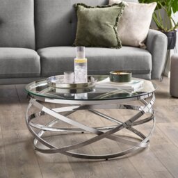 Julian Bowen Vienna Coffee Table - Silver - thumbnail 1
