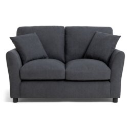 Argos Home Aleeza Fabric 2 Seater Sofa - Charcoal - thumbnail 1