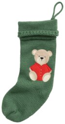 Argos Home Teddy Bear Christmas Stocking - thumbnail 2