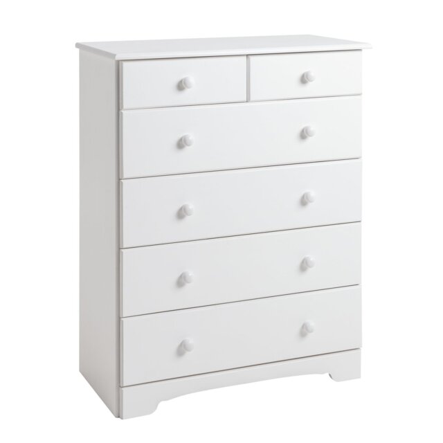 Argos Home Nordic 6 Drawer Chest - White - image 1