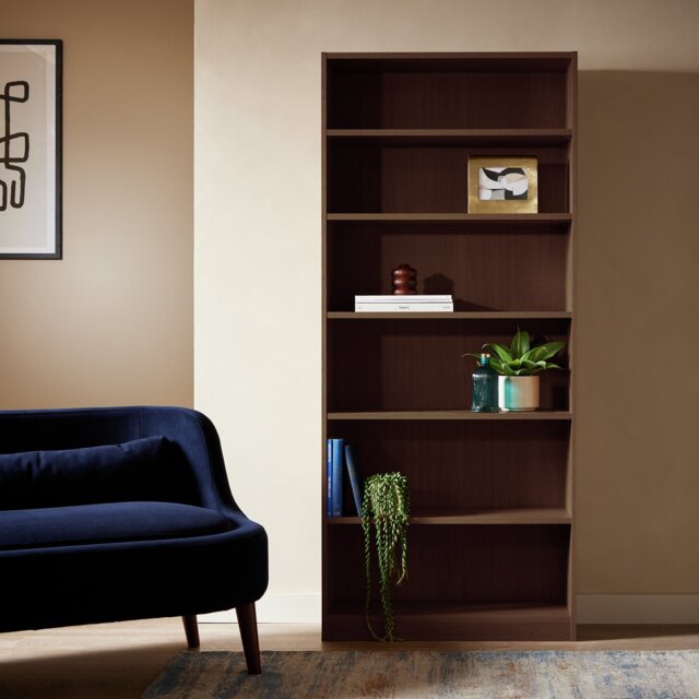 Argos Home Maine Deep Bookcase - Walnut