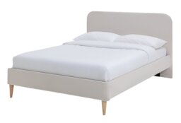 Argos Home Mya Small Double Fabric Bed Frame - Natural - thumbnail 2