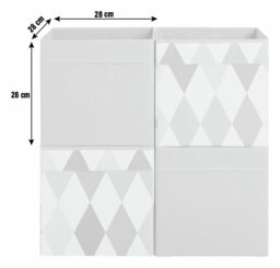 Habitat Harley Set of 4 Kids Storage Boxes - thumbnail 2