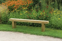 Forest Garden 4 Seater Wooden Garden Bench - thumbnail 1