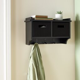 Argos Home Coat Rack with 2 Fabric Storage Boxes