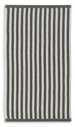 Habitat Grey Stripe Bath Sheet - thumbnail 2