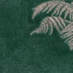 Habitat Embroidered Palm Cushion - Green -43X43cm - thumbnail 2
