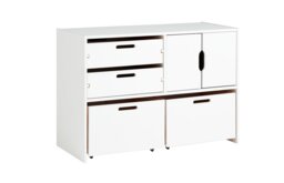 Habitat Kids Rico Double Storage Unit - White