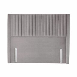 Silentnight Slumber Fabric Double Headboard - Light Grey - thumbnail 2