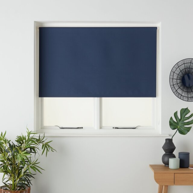Argos Home Blackout Indigo Roller Blind - 60cm - image 1