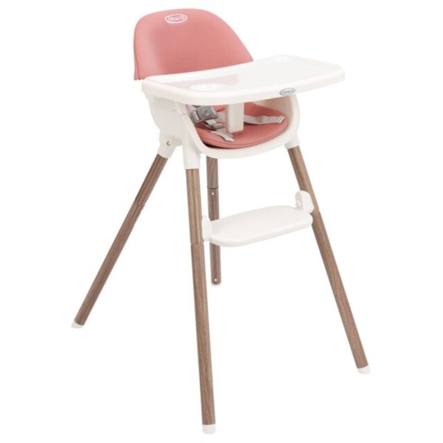 Graco Presti 3-in-1 Highchair - Dusty Rose - image 1