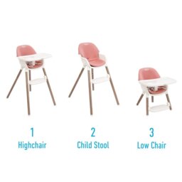 Graco Presti 3-in-1 Highchair - Dusty Rose - thumbnail 2