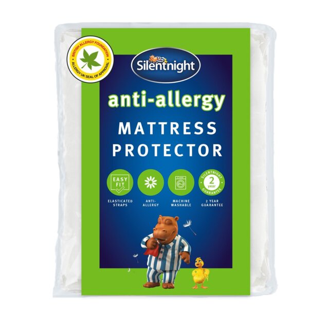 Silentnight Anti-Allergy Mattress Protector - Double - image 1