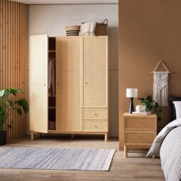 Habitat Simone 3 Door 2 Drawer Wardrobe - thumbnail 2