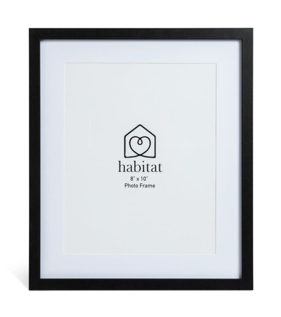 Habitat Black Wooden 3 Pack Picture Frame - Mixed Sizes - image 1