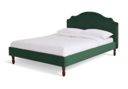 Habitat Sophia Kingsize Velvet Bed Frame - Moss Green - thumbnail 2