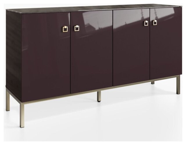 Frank Olsen Lyra 4 Door Sideboard - Plum Black - image 1