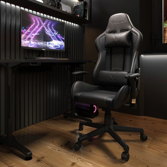 X Rocker Alpha eSports Office Gaming Chair -Black - image 1