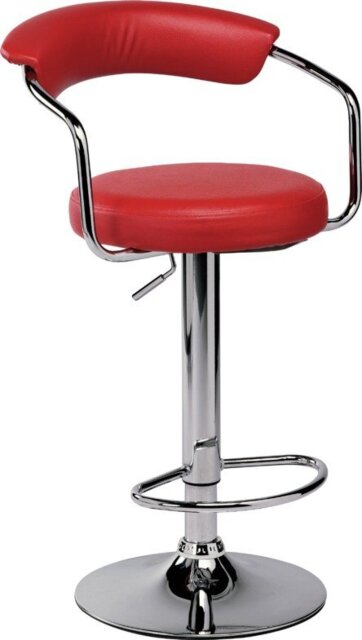 Argos Home Executive Gas Lift Bar Stool - Red - image 1