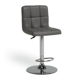 Argos Home Nitro Bar Stool - Grey - thumbnail 1