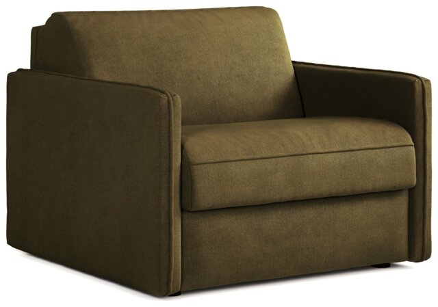 Jay-Be Slim Fabric Cuddle Chair Sofa Bed - Sage Green - image 1