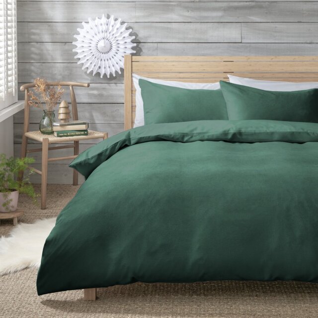 Habitat Green Cord Bedding Set - King size - image 1