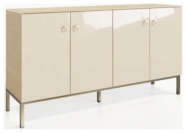 Frank Olsen Lyra 4 Door Sideboard - Antique White - image 1