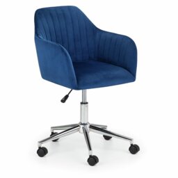 Julian Bowen Kahlo Fabric Office Chair - Blue - thumbnail 2