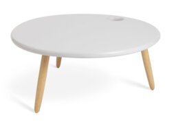 Habitat 60 Yumemi Round Coffee Table by Felix Conran - Grey - thumbnail 1