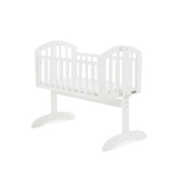 Obaby Sophie Swinging Crib and Mattress - White - thumbnail 1